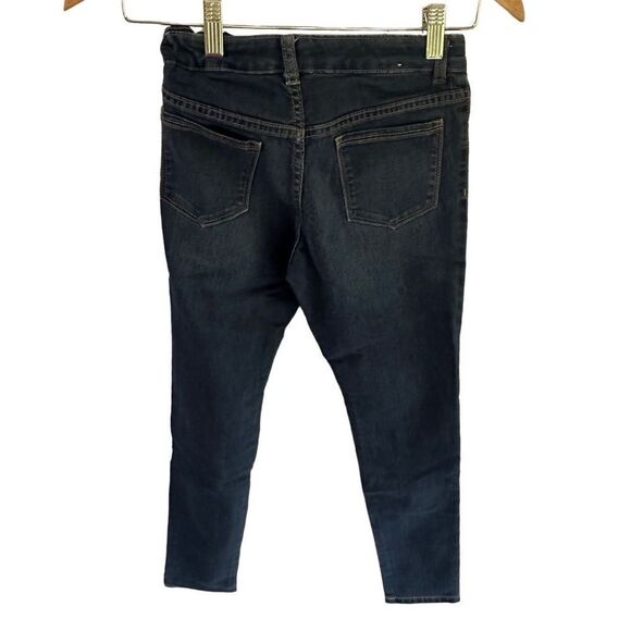 Crazy 8 Dark Wash Jeggings | Stretch Denim Pants Expandable Waist Girls Size 12 - Picture 2 of 8